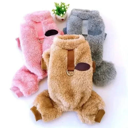Warming Solid  Fleece Jumpsuit