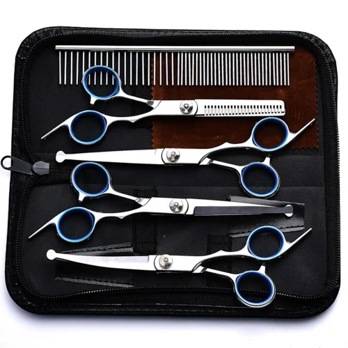 Professional Dog Grooming Scissors Set